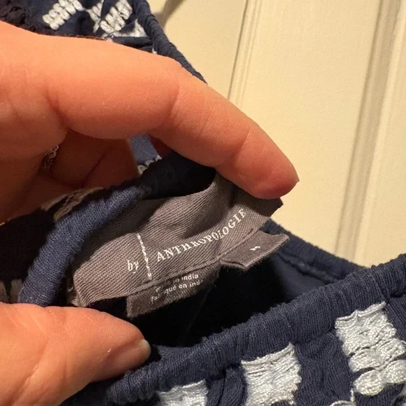 Anthropologie One Shoulder Ruffle Top - Picture 4 of 5